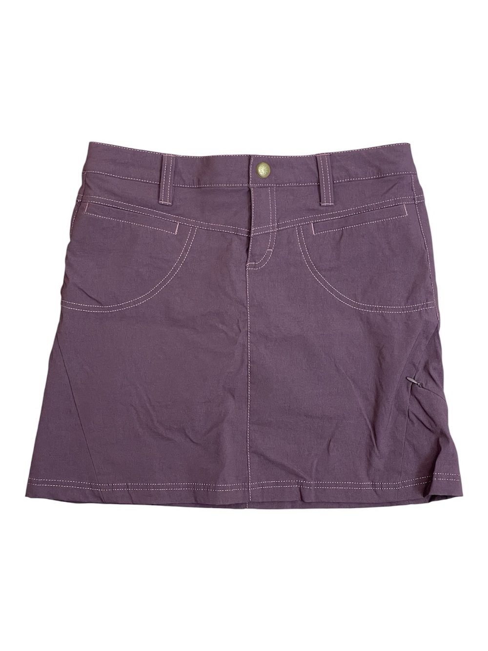 Athleta Plum Purple Dipper Stretch Nylon Ripstop Mini Skort Golf Gorpcore